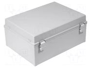 Enclosure: wall mounting; X: 400mm; Y: 300mm; Z: 180mm; CAB; ABS; grey FIBOX