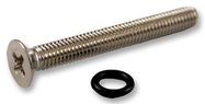 SCREW W/O-RING, ENCLOSURE, 100PK