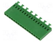 Connector: pin strips; plug; female; PIN: 16; AMPMODU MOD IV; 1x16 TE Connectivity