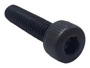 SCREW SOCKET, CAP, M4X16, BLACK, PK100