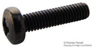 SCREW, POZI PAN, STEEL, BLK, M3X12,PK100