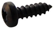 SCREW, POZI PAN, STEEL, BLK, #4X3X8