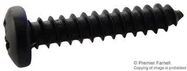 SCREW, POZI PAN, STEEL, BLK, #6X3/4