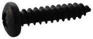 SCREW, POZI PAN, STEEL, BLK, #8X3/4