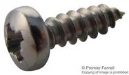 SCREW, POZI PAN, STEEL, A2, #4X3X8,PK100