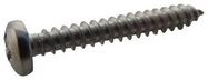 SCREW, POZI PAN, STEEL, A2, #6X1, PK100
