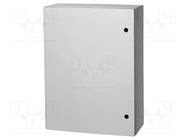 Enclosure: wall mounting; X: 815mm; Y: 615mm; Z: 300mm; CAB; grey FIBOX