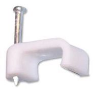 CABLE CLIP, T&E, 1.5MM, WHT, PK100