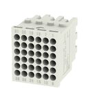 Module insert for industrial connector, Series: ModuPlug, Crimp connection, Number of poles: 36 Weidmuller