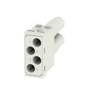 Module insert for industrial connector, Series: ModuPlug, Crimp connection, Number of poles: 4 Weidmuller