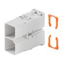 Module insert for industrial connector, Series: ModuPlug, Number of poles: 2 Weidmuller