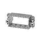 Frame for industrial connector, Series: ModuPlug, Size: 6, Number of slots: 4, Diecast zinc Weidmuller