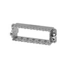 Frame for industrial connector, Series: ModuPlug, Size: 8, Number of slots: 6, Diecast zinc Weidmuller