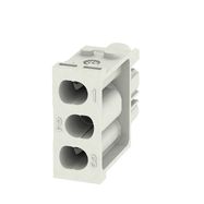 Module insert for industrial connector, Series: ModuPlug, Crimp connection, Number of poles: 3 Weidmuller