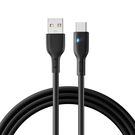 USB - USB C 3A 2m cable Joyroom S-UC027A13 - black, Joyroom