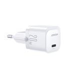 USB C 20W PD Joyroom JR-TCF02 mini charger - white, Joyroom