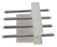 CONNECTOR, HEADER, 4POS, 1ROW, 5.08MM