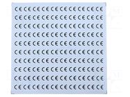 Self-adhesive sign; 100pcs. ANRO