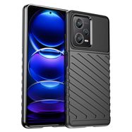 Thunder Case case for Xiaomi Redmi Note 12 Pro+ silicone armor case black, Hurtel