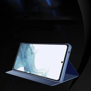 Clear View Case cover for Samsung Galaxy A24 4G flip cover blue, Hurtel