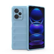 Magic Shield Case for Xiaomi Redmi Note 12 Pro+ flexible armored cover light blue, Hurtel