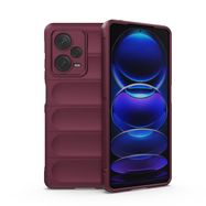 Magic Shield Case for Xiaomi Redmi Note 12 Pro+ flexible armored cover burgundy, Hurtel