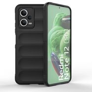 Magic Shield Case for Xiaomi Redmi Note 12 5G / Poco X5 5G Flexible Armor Cover Black, Hurtel