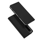 Dux Ducis Skin Pro Case for Sony Xperia 1 V Flip Card Wallet Stand Black, Dux Ducis