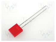 LED; red; rectangular; 7x2.3mm; 3.2÷12.5mcd; 110°; Front: flat; 20mA KINGBRIGHT ELECTRONIC