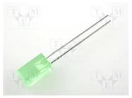 LED; green; square; 5x5mm; 1÷5mcd; 110°; Front: flat; 20mA KINGBRIGHT ELECTRONIC