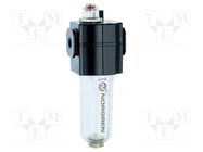 Lubricator; Flow: 64l/s; max.10bar; polycarbonate; aluminum alloy NORGREN HERION