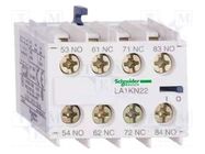 Auxiliary contacts; Leads: screw terminals; front; TeSys K SCHNEIDER ELECTRIC