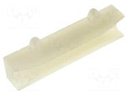 Guide; polyamide; natural; A: 38.4mm; B: 20mm; C: 9.2mm; D: 6.4mm FIX&FASTEN