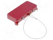 Protection cover; size 77.27; for double latch; hot condition ILME