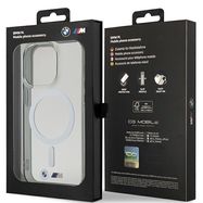 Case BMW BMHMP14LHCRS iPhone 14 Pro 6.1&quot; transparent hardcase Silver Ring MagSafe, BMW