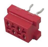 CONNECTOR, RCPT, 4POS, 2ROW, 1.27MM