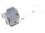 Protection cover; size 21.21; with latch; IP44,IP66,IP67,IP69 ILME