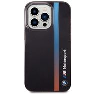 Case BMW BMHCP14X22HVGV iPhone 14 Pro Max 6.7&quot; black/black IML Tricolor Stripe, BMW