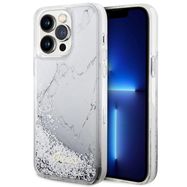 Guess GUHCP14XLCSGSGH iPhone 14 Pro Max 6.7" white/white hardcase Liquid Glitter Marble, Guess