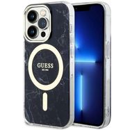 Guess GUHMP14LPCUMAK iPhone 14 Pro 6.1" black/black hardcase Marble MagSafe, Guess