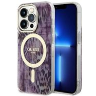 Guess GUHMP14XHLEOPWP iPhone 14 Pro Max 6.7&quot; pink/pink hardcase Leopard MagSafe, Guess