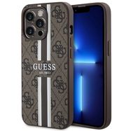 Guess GUHMP13XP4RPSW iPhone 13 Pro Max 6.7&quot; brown/brown hardcase 4G Printed Stripes MagSafe, Guess