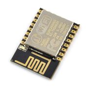 WiFi module ESP-12E ESP8266 Black - 11 GPIO, ADC, PCB antenna