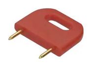 PLUG, SHORTING, 0.4", RED