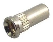 SOCKET, PCB, GOLD, KNURLED, 1MM