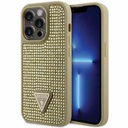 Guess GUHCP14LHDGTPD iPhone 14 Pro 6.1" gold/gold hardcase Rhinestone Triangle, Guess