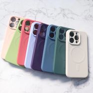 MagSafe compatible silicone case for iPhone 15 Silicone Case - blue, Hurtel