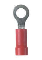 TERMINAL, RING TONGUE, M6, 18AWG, RED