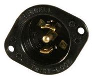 TWIST LOCK FLANGED INLET, 15A 125/250V, NEMA ML-3P