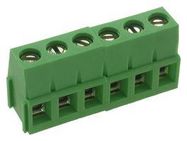 TERMINAL BLOCK EUROSTYLE, 6 POSITION, 26-12AWG